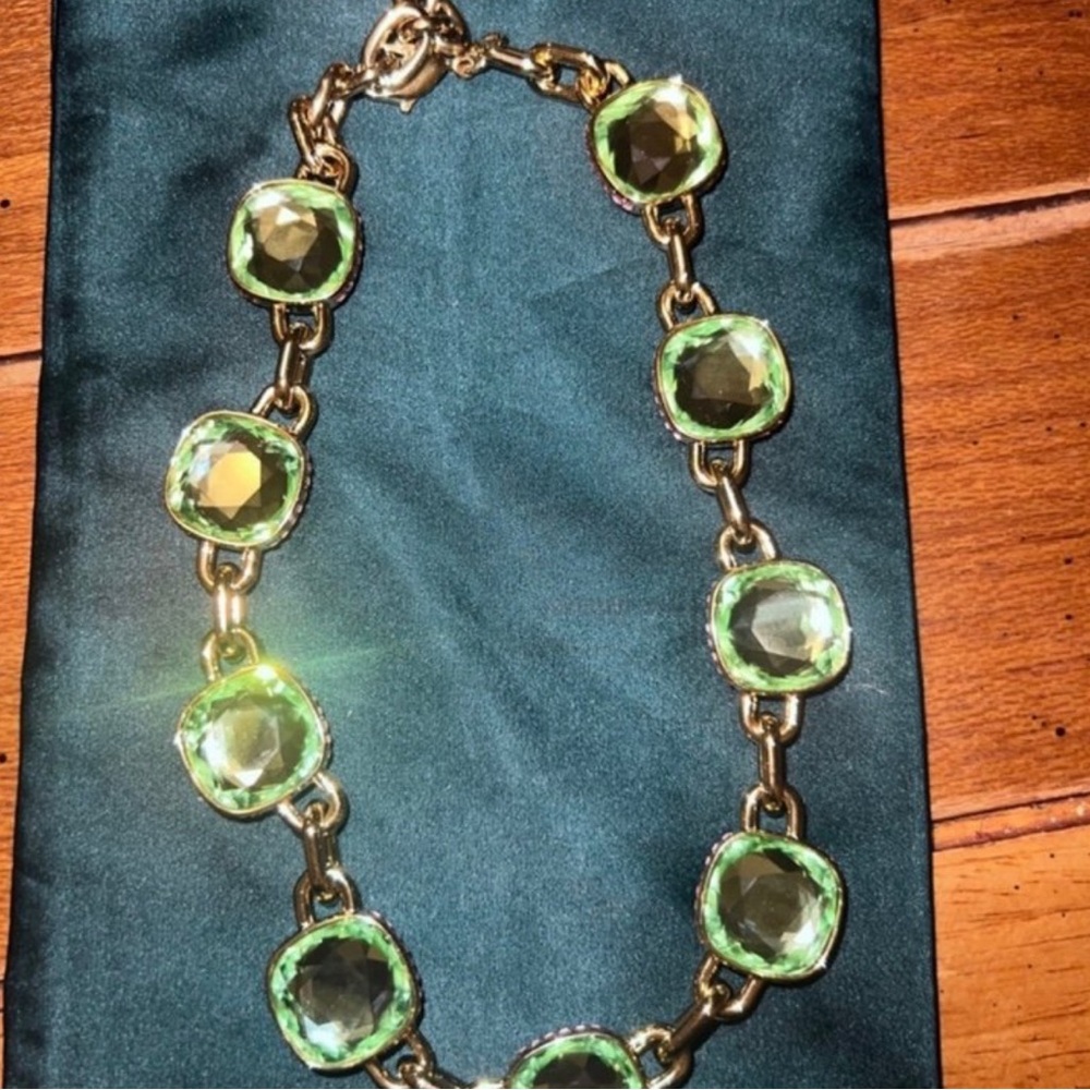 Swarovski Chroma Tennis Necklace - Blue and Gold - Picture 4 of 7